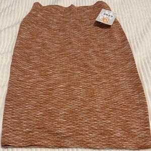 LuLaRoe Textured Brown Pencil Skirt so cute and soft!